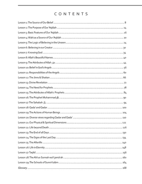 Islamic Beliefs - Al-Aqaid ul-Islamiyyah
