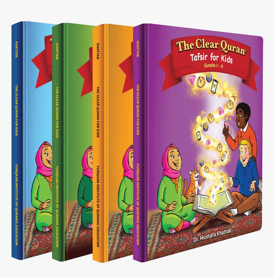 The Clear Quran Tafsir for Kids Set (Vol 1 to 4) - 15% OFF